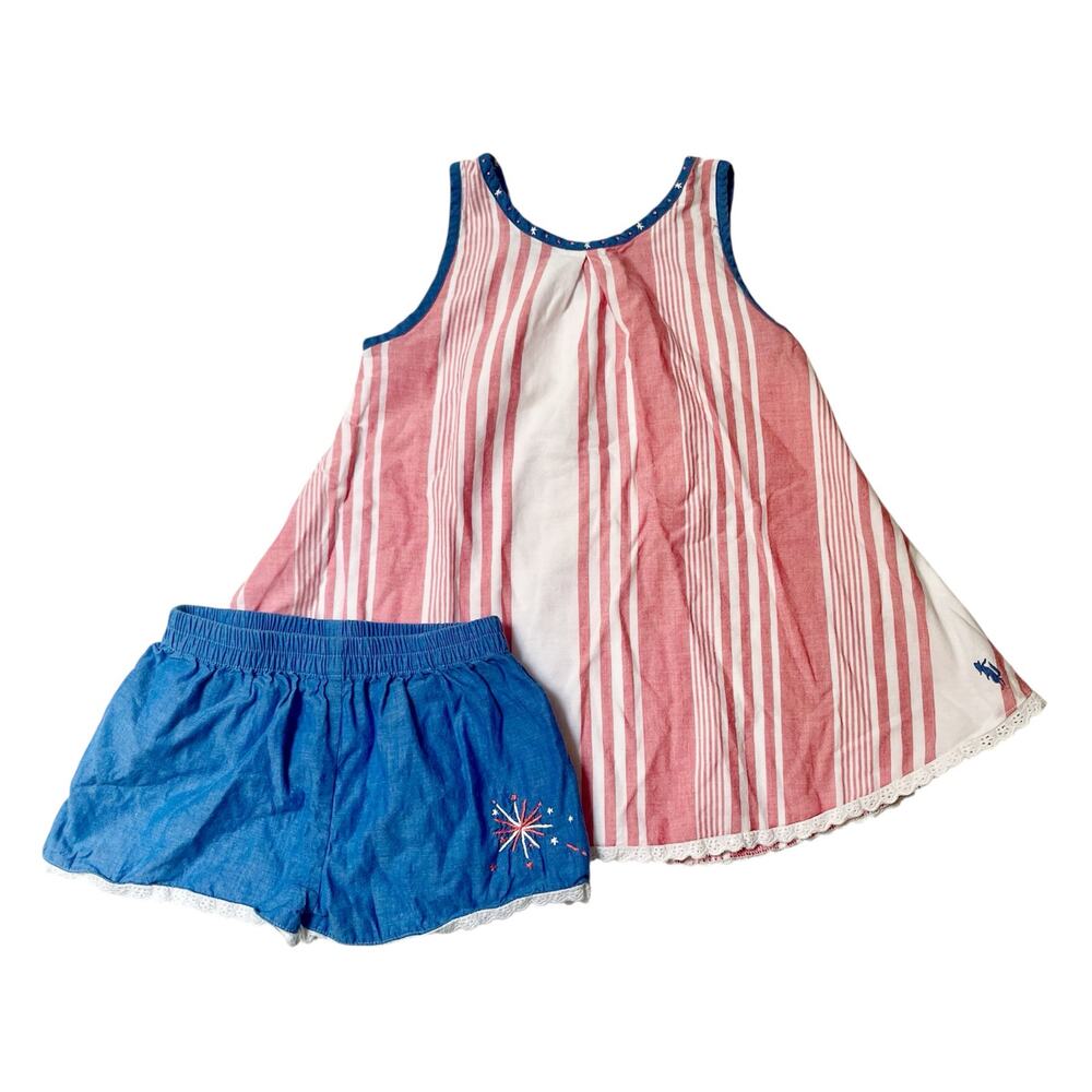 Well Dressed Wolf Fireworks Tunic Set Size 6